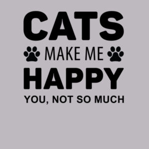 Cats Make Me Happy Design