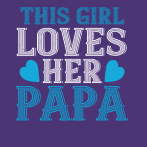 This Girl Loves Her Pa Pa Design