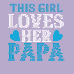 This Girl Loves Her Pa Pa Design