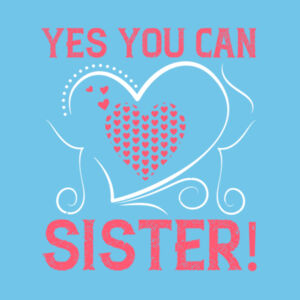 Yes, you can sister Design