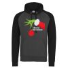 Adult 80/20 Midweight Contrast Baseball Hooded Sweatshirt Thumbnail