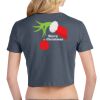 Ladies' Poly-Cotton Crop T-Shirt Thumbnail