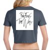Ladies' Poly-Cotton Crop T-Shirt Thumbnail
